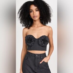 AFRM Kiko Rosette Bandeau Top